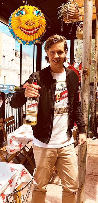 Niclas Ericsson ambassadör för akvaviten O.P. Anderson