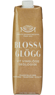 Blossa vit vinglögg eko 12% tetra 1L