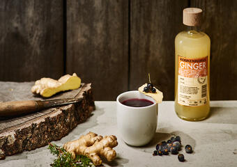 Hot Currant med ingefära och Koskenkorva Ginger